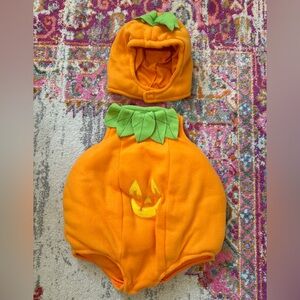 Pumpkin Costume for Kids - Orange and Green